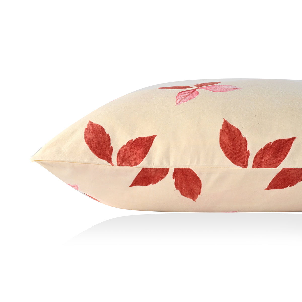 Livmore Set of 3 Printed Micro Fitted Sheets With 2 x Pillow Cases For Double Bed (Size 140x190x30Cm) - Cream &amp; Rose Pink V32513454 6