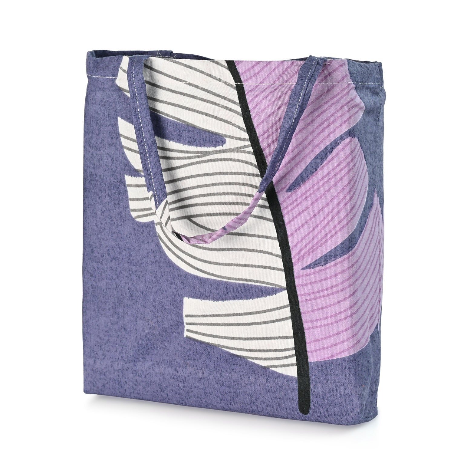 Livmore Set of 3 Printed Micro Fitted Sheets With 2 x Pillow Cases King Bed (Size 150x200x30 Cm) - Light Purple &amp; Multicolour V32514970 5