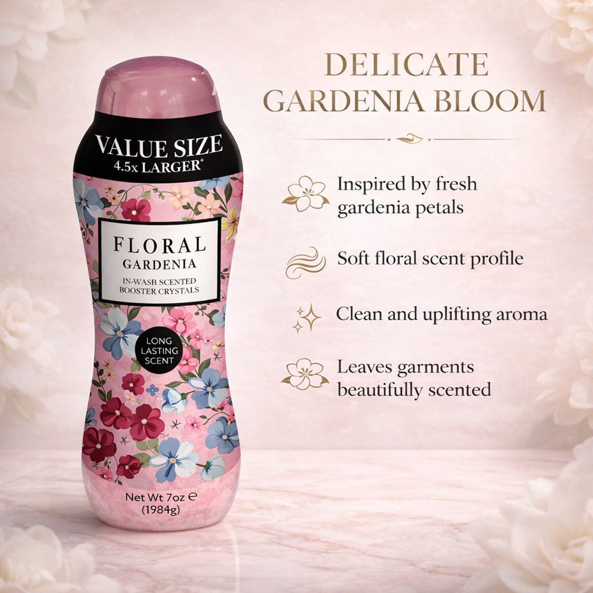 Floral Gardenia In-Wash Scent Booster (1984g) - Pink &amp; White V32534356 2