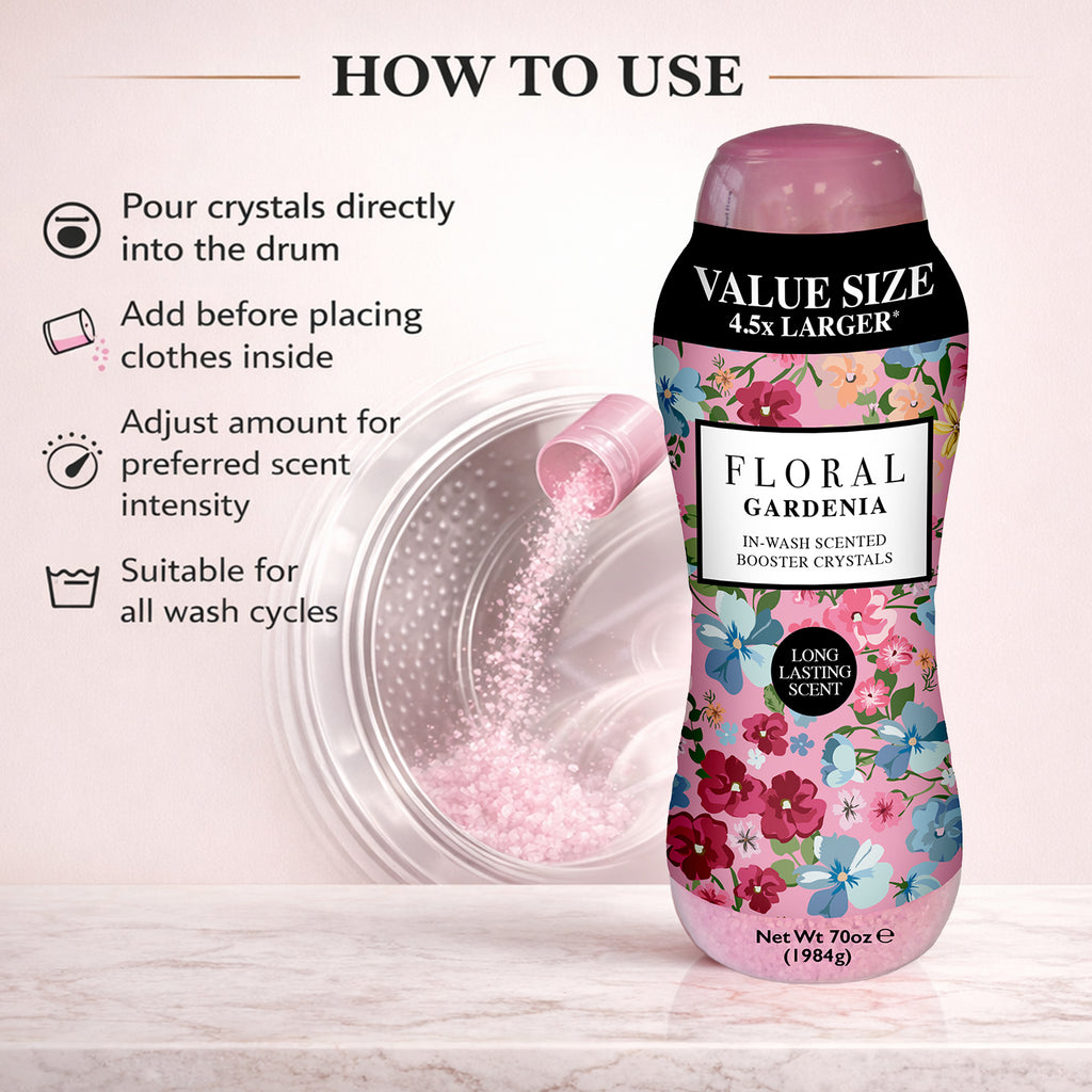 Floral Gardenia In-Wash Scent Booster (1984g) - Pink & White_8324581_3