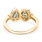 D'Joy Paraiba Moonstone & White Zircon Ring in 18K Yellow Gold Plated Sterling Silver 2.81 Ct._8324789_4