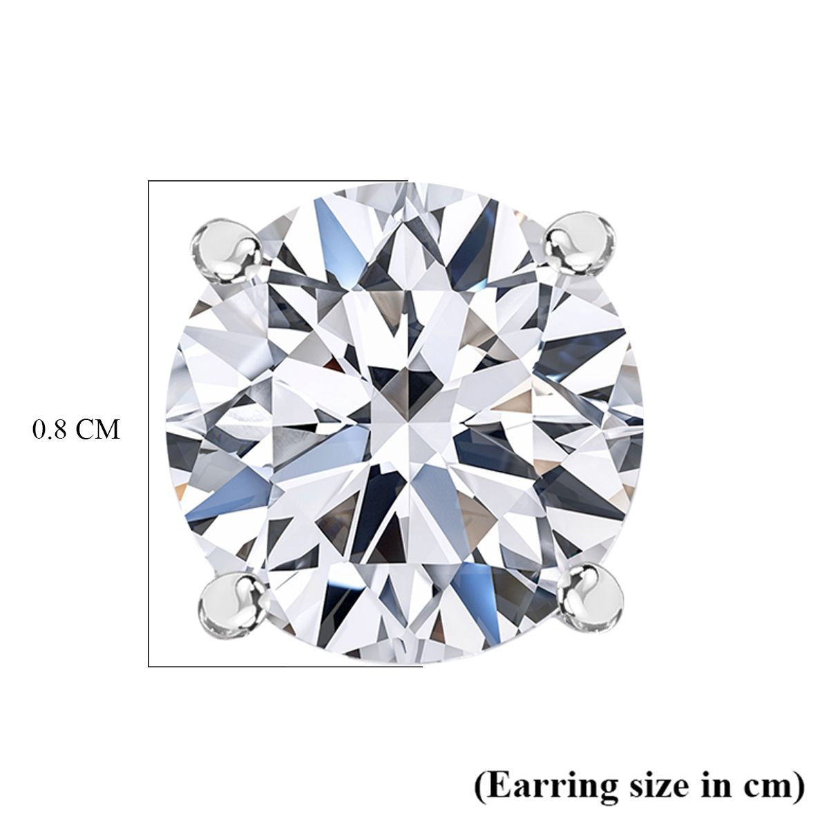 LUXURIANT 3 Ct. Lab Grown Diamond Solitaire Stud Earrings in 950 Platinum SGL Certified (VS-EF) 8324790 5