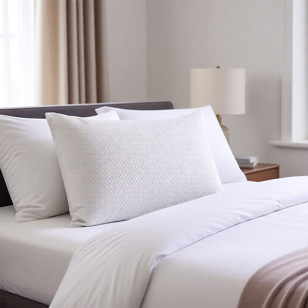 LIVMORE Cooling Pillowcase with Zipper (75 x 50cm) - White_8324807_2