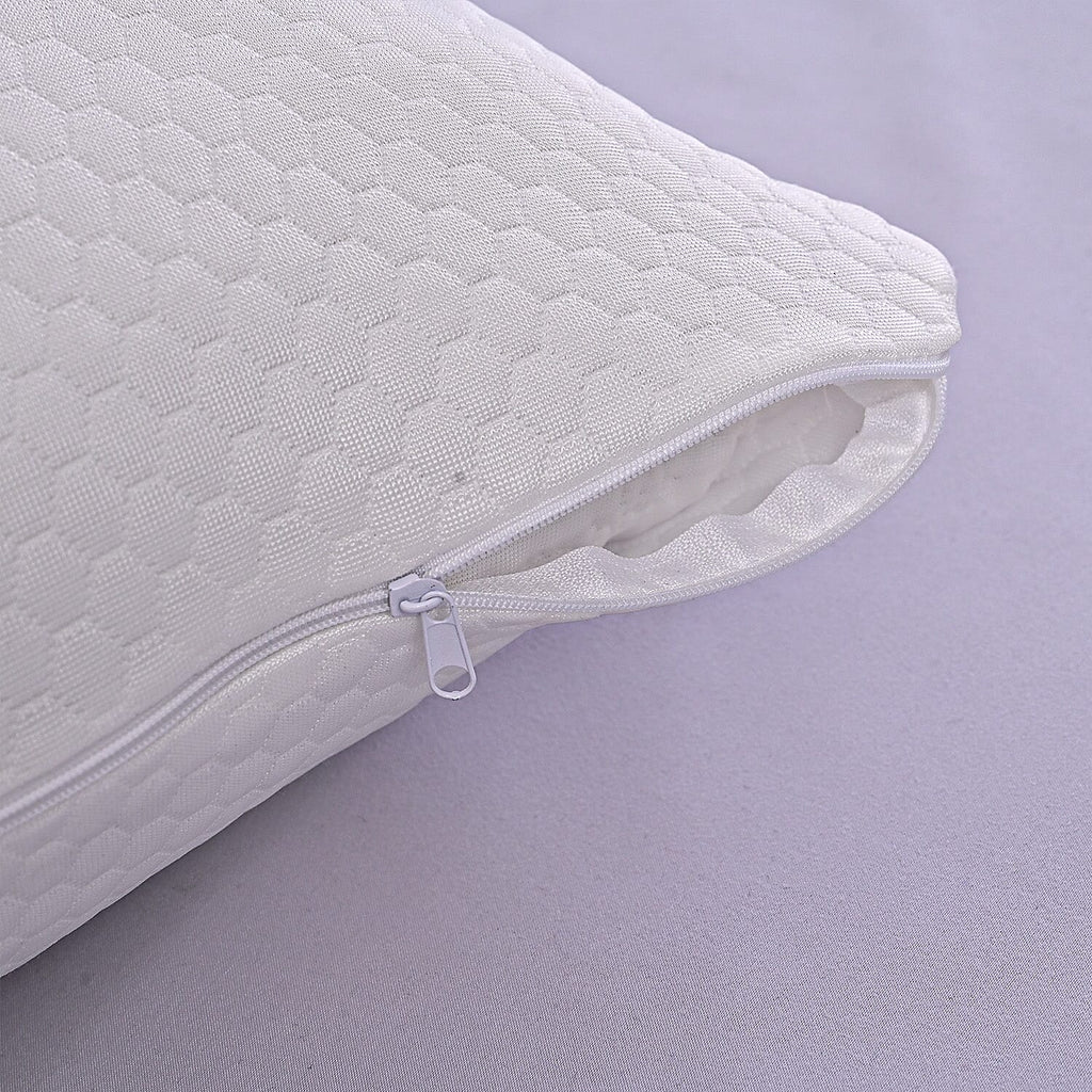 LIVMORE Cooling Pillowcase with Zipper (75 x 50cm) - White_8324807_4