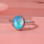D'Joy Ethiopian Opal Ring in Rhodium Overlay Sterling Silver 1.65 Ct._8324846_1
