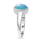 D'Joy Ethiopian Opal Ring in Rhodium Overlay Sterling Silver 1.65 Ct._8324846_3