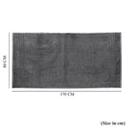Livmore Set of 2 - Cotton Bath Sheets 550GSM (Size 88x172cm) - Charcoal Grey_8326082_5
