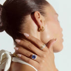Royal Asscher Cut Collection - Rhapsody 950 Platinum AAAA Tanzanite (2.75 Ct.) and Natural Diamond (VS/EF) Halo Ring 3.06 Ct, Platinum Wt. 5.65 Gms_8326623_1