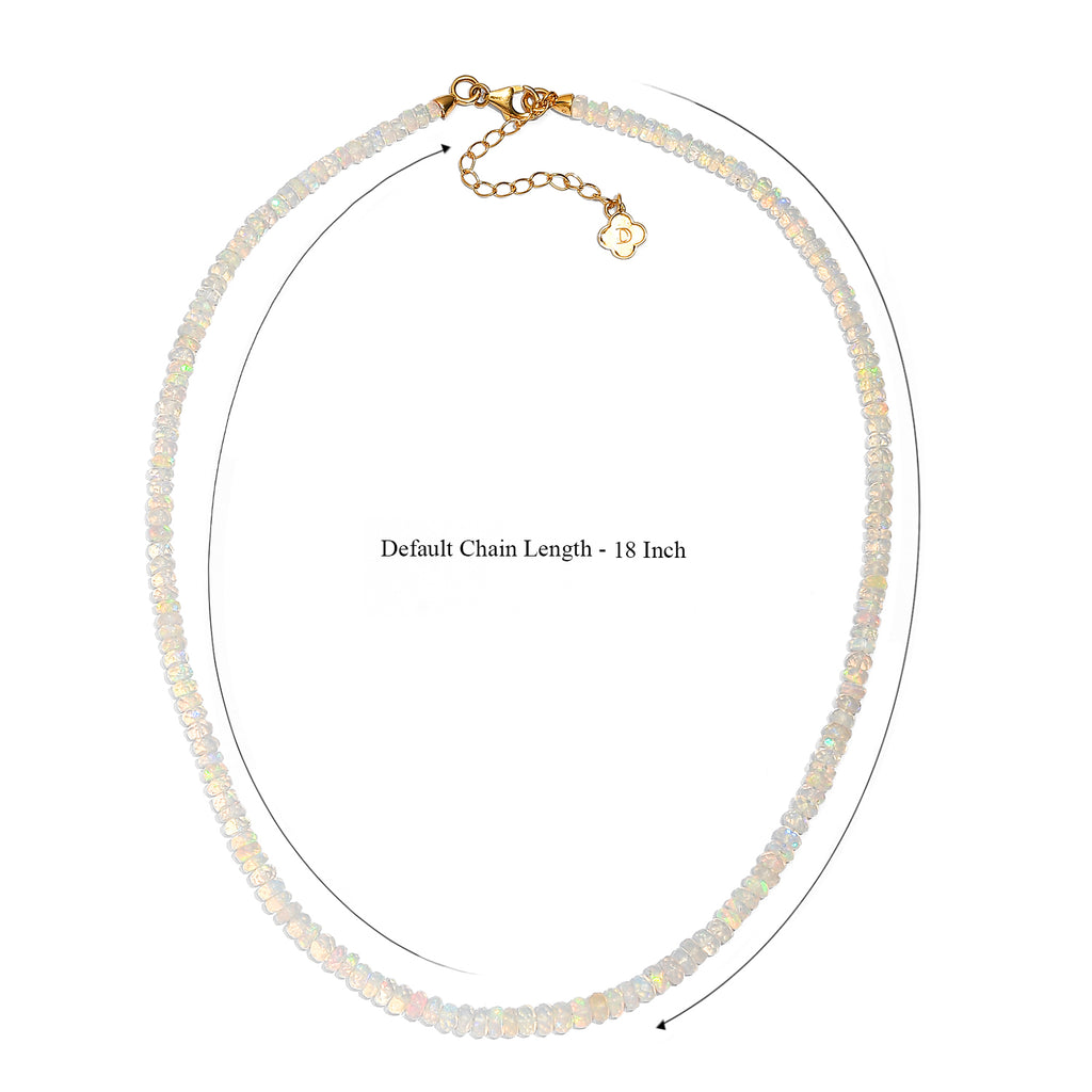 D'Joy Ethiopian Opal Necklace (Size - 18) in 18K YG VermeilSterling Silver  0.500  Ct._8328263_5