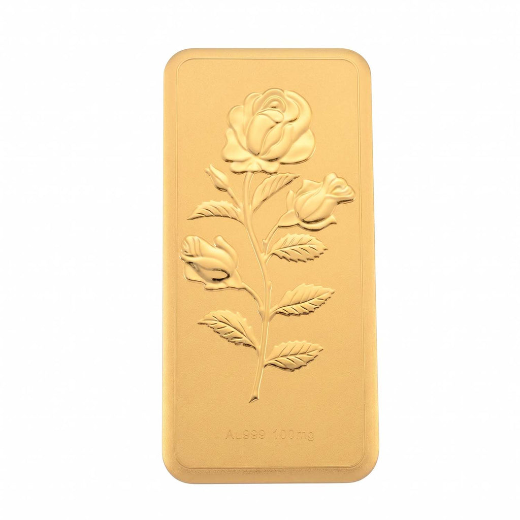 Collectors Edition - 24K Gold (99.9% Purity) Rose Embossed Collectible (150 x 70 MM)_8328559
