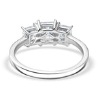 Luxuriant 950 Platinum SGL Certified Lab Grown Diamond (VS/EF) Trilogy Ring 2.00 Ct. 4.00 gram_8329695_4