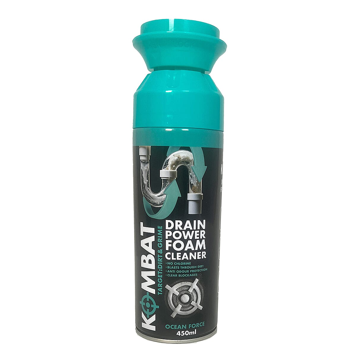 KOMBAT: Drain Power Foam Cleaner (Ocean Force) 8330945 0