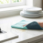 CLOSE OUT DEAL - E-Cloth Dual Sided Kitchen Cloth - White & Blue Lines