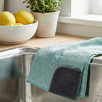 CLOSE OUT DEAL - E-Cloth Dual Sided Kitchen Cloth - White & Blue Lines