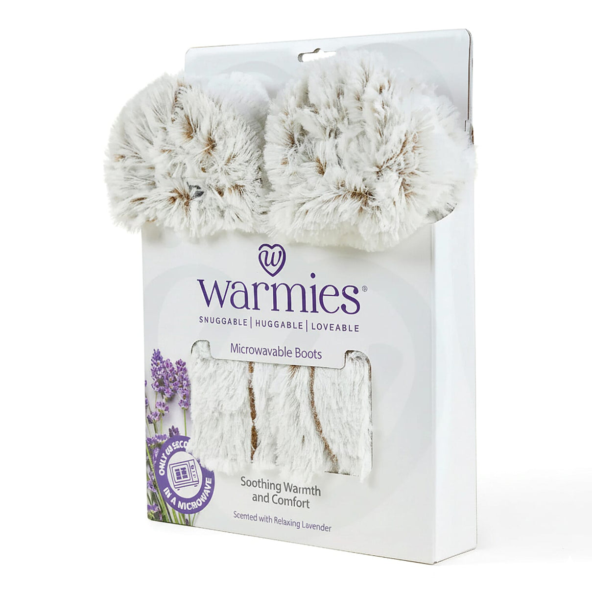 WARMIES Marshmallow Microwavable Luxury Boots (One Size) - Beige 8330966 5