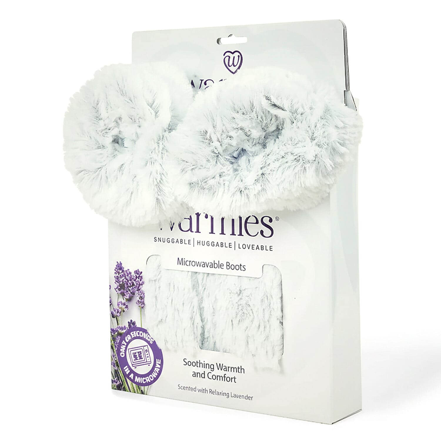 WARMIES Marshmallow Microwavable Luxury Boots (One Size) - Grey V32355246 5