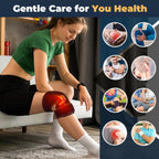 Infrared Therapy Knee Wrap - 30 Infrared LEDs, 3 Temperature Settings - Black