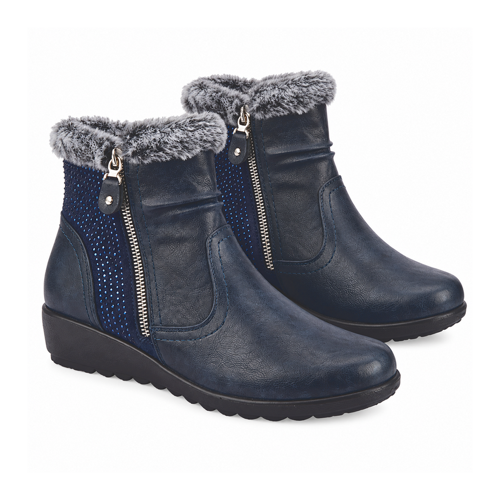 Jo & Joe Ladies Shoe (Size - 4) - Navy_8334513