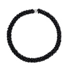 Black Crystal Necklace (Size - 20) with Magnetic Clasp_8334814_3