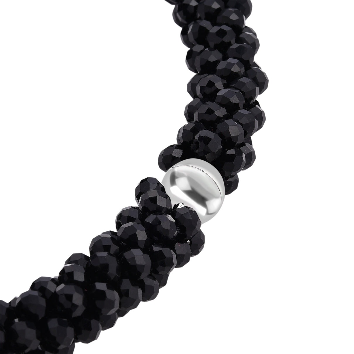 Black Crystal Necklace (Size - 20) with Magnetic Clasp 8334814 4