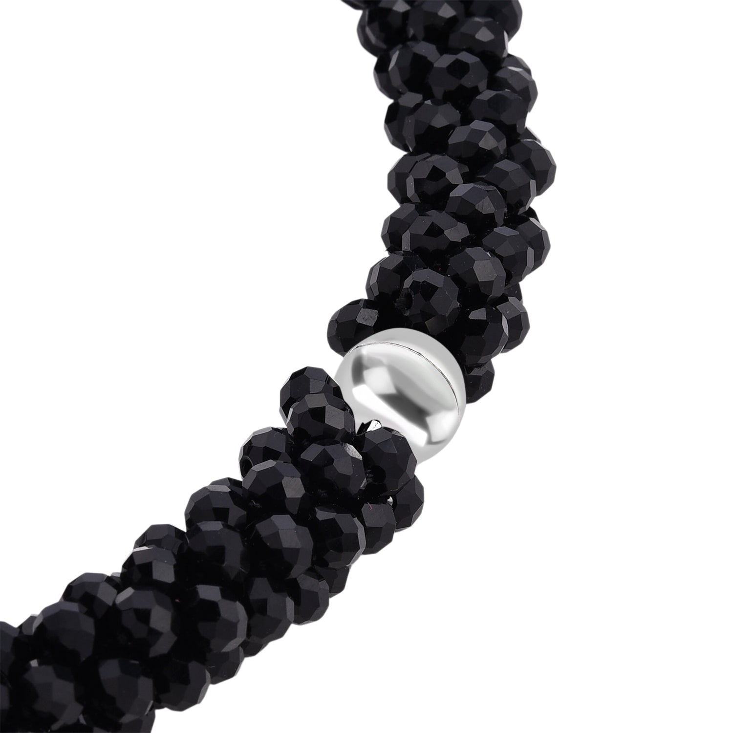 Black Crystal Necklace (Size - 20) with Magnetic Clasp 8334814 4