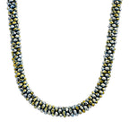 Designer Inspired-Magic Colour Crystal Necklace (Size - 20) with Magnetic Clasp_8334815