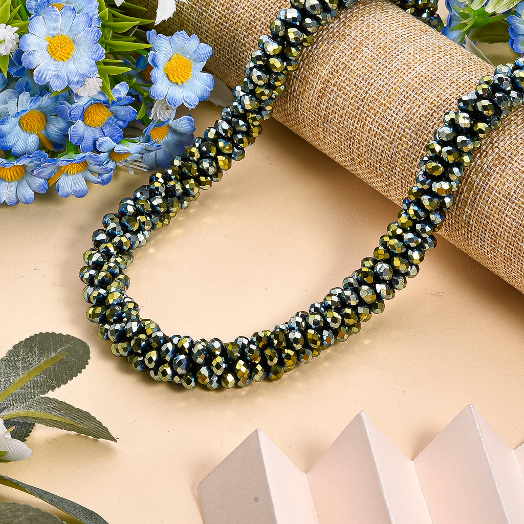 Designer Inspired-Magic Colour Crystal Necklace (Size - 20) with Magnetic Clasp_8334815_1