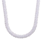 Designer Inspired-White Mystic Crystal Necklace (Size - 20) with Magnetic Clasp_8334817