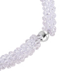 Designer Inspired-White Mystic Crystal Necklace (Size - 20) with Magnetic Clasp_8334817_4