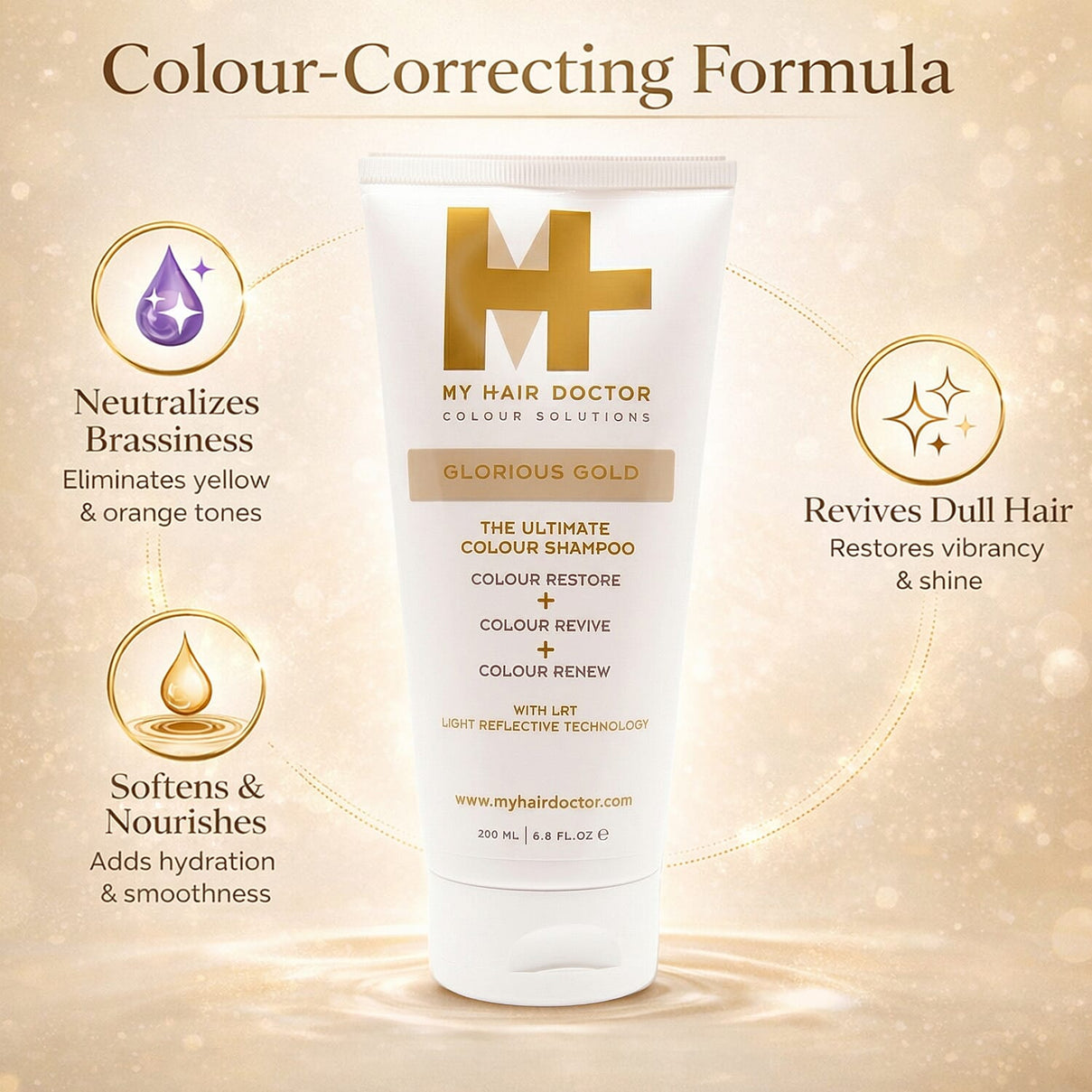 My Hair Doctor - Glorious Gold Shampoo for Hair (200ml) 8335699 2