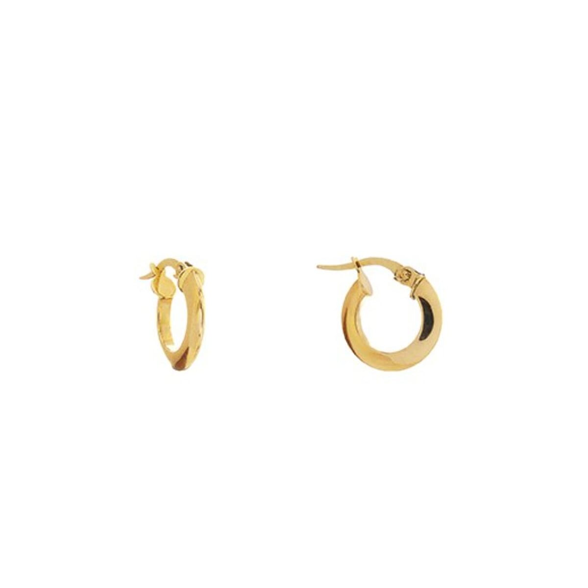 Maestro Collection-9K Yellow Gold Hoop Earring 8341682 0