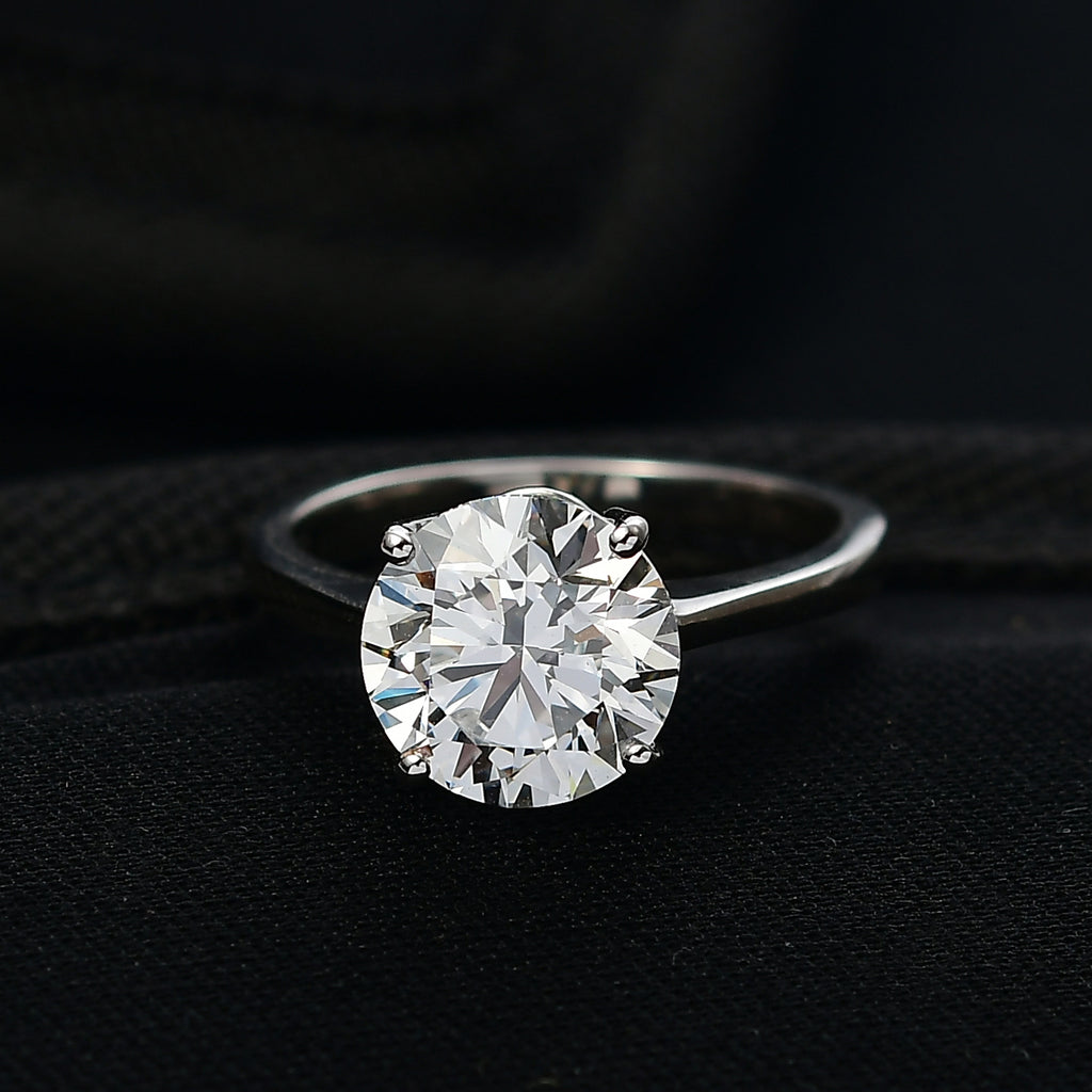 Luxuriant 950 Platinum IGI Certified Lab Grown Diamond (VS/EF) Solitaire Ring 3.05 Ct, Platinum Wt. 4.50 Gms._8342076_1