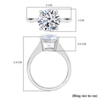 Luxuriant 950 Platinum IGI Certified Lab Grown Diamond (VS/EF) Solitaire Ring 3.05 Ct, Platinum Wt. 4.50 Gms._8342076_5