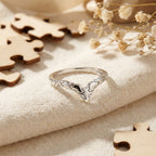 Lucy Q Jigsaw Collection - Wishbone Ring in Rhodium Overlay Sterling Silver_8342368_2