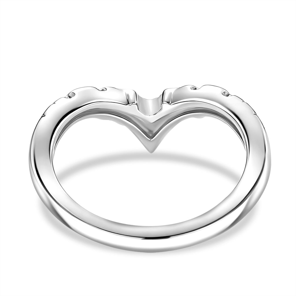 Lucy Q Jigsaw Collection - Wishbone Ring in Rhodium Overlay Sterling Silver_8342368_4