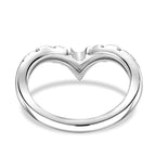 Lucy Q Jigsaw Collection - Wishbone Ring in Rhodium Overlay Sterling Silver_8342368_4
