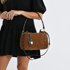 Designer Inspired Genuine Leather Crossbody Bag - Brown_8343531_3