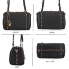 Designer Inspired Genuine Leather Crossbody Bag - Black_8343532_4
