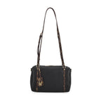Designer Inspired Genuine Leather Crossbody Bag - Black_8343532_5