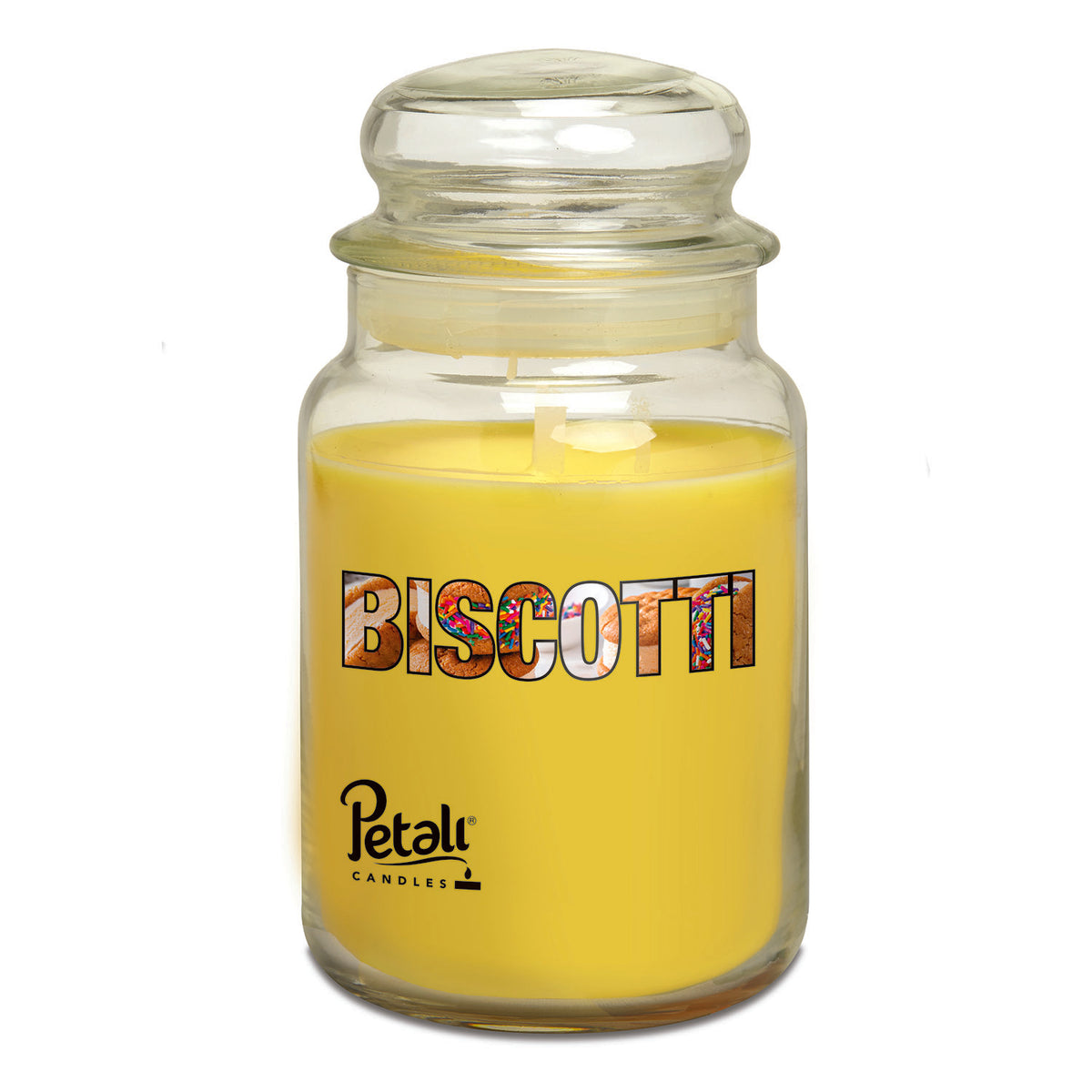 Petali Biscotti Large Jar Candles (Approx 100 Hour Burn Time) - Biscotti V32636592 0