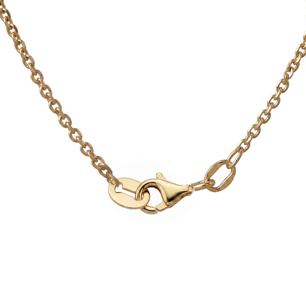 9K Yellow Gold 1.4MM Rolo Necklace with Spring Ring Clasp 18 Inch V32602853 0