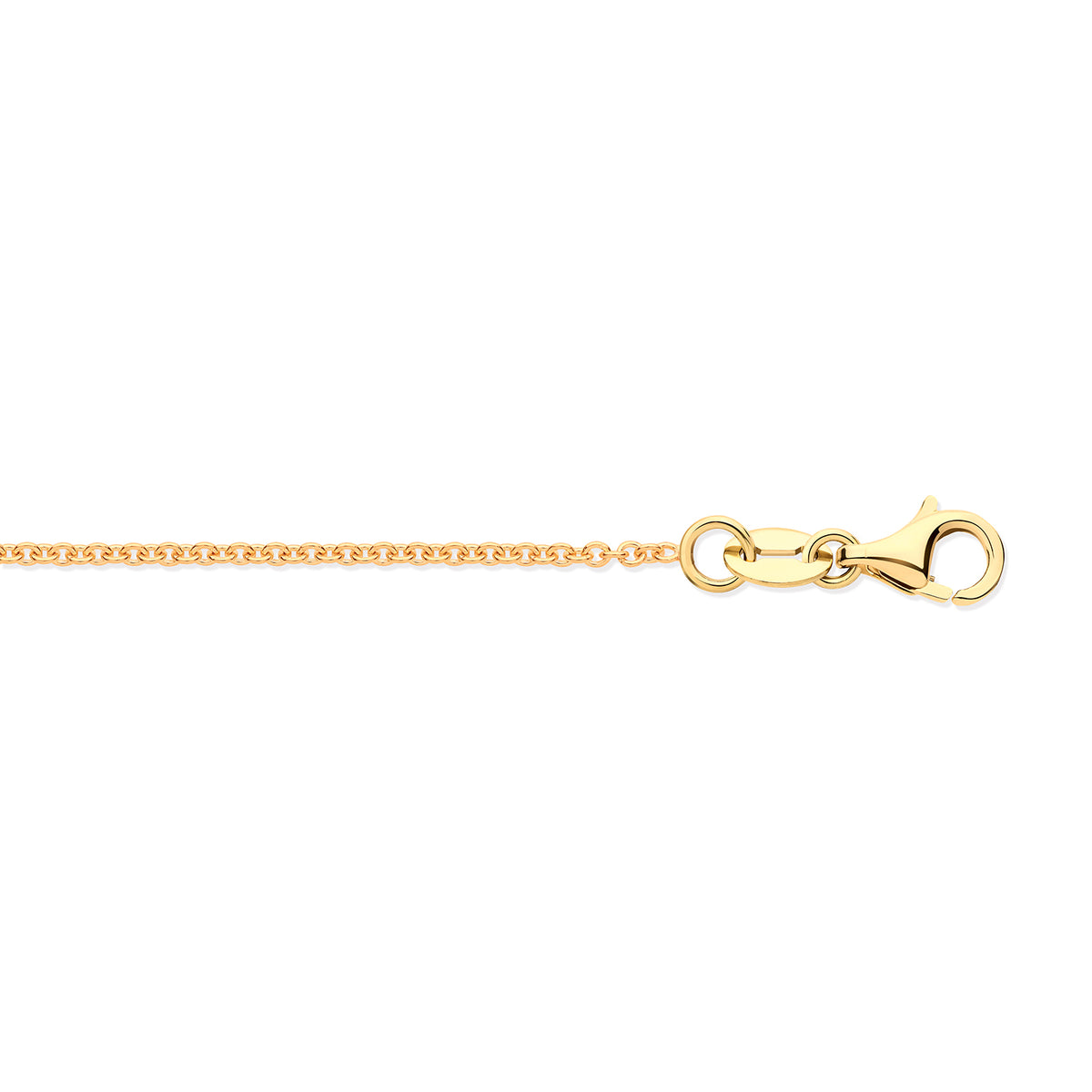 9K Yellow Gold 1.4MM Rolo Necklace with Spring Ring Clasp 20 Inch V32562282 0