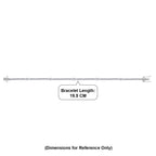 Luxuriant - SI/GH Lab Grown Diamond Bracelet (Size - 7.5) in Rhodium Overlay Sterling Silver 2.50 Ct._8343994_4