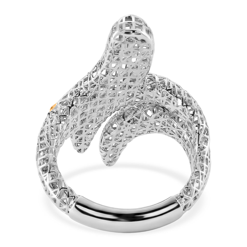 D'Joy Two Tone Plated Sterling Silver Filigree Craft Ring_8344602_4