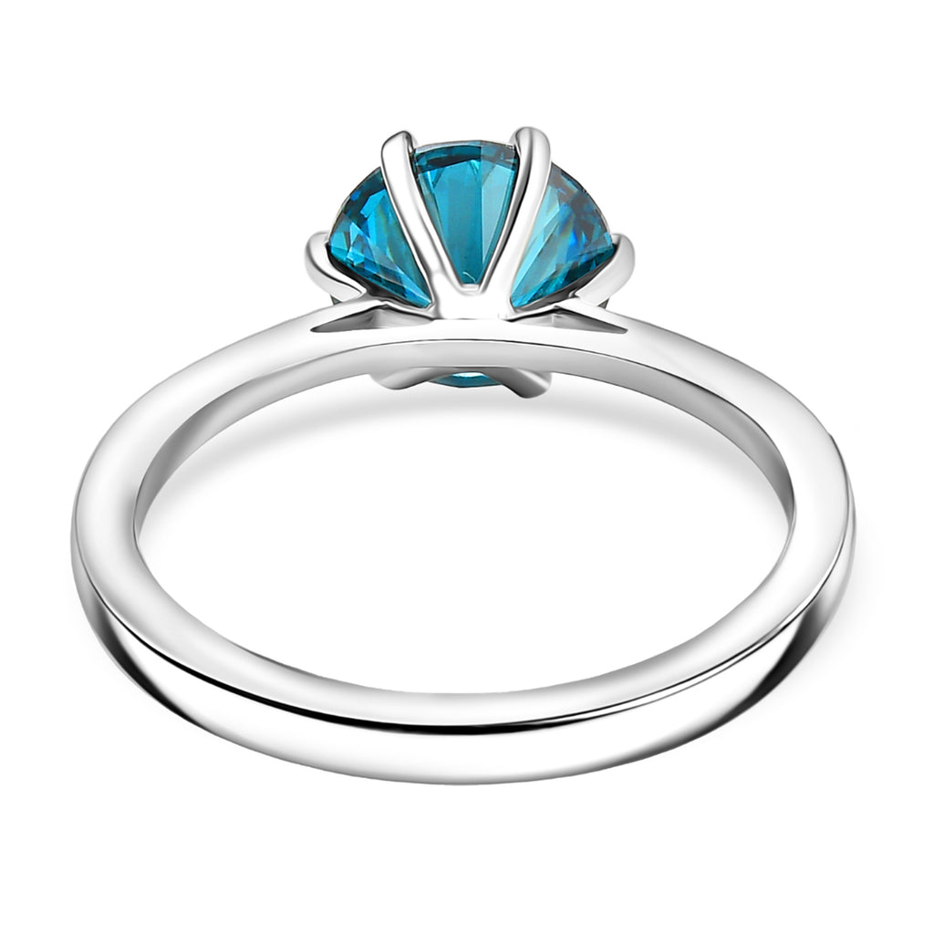 Luxuriant 950 Platinum SGL Certified Lab Grown Blue Diamond (VS) Solitaire Ring 2.00 Ct._8345716_6