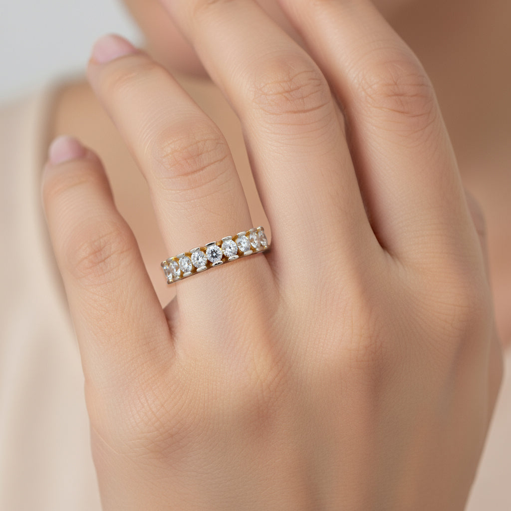 NY Close Out Deal -  Luxuriant Lab Grown Diamond (SI/GH) Ring in 18K Yellow Gold Overlay Sterling Silver 1.00 Ct._8349070_2