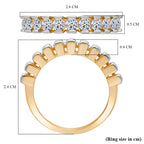 NY Close Out Deal -  Luxuriant Lab Grown Diamond (SI/GH) Ring in 18K Yellow Gold Overlay Sterling Silver 1.00 Ct._8349070_5