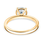 Luxuriant SI-G-H Lab Grown Diamond Solitaire Ring in 18K Vermeil Yellow Gold Plated Sterling Silver 1.52 Ct