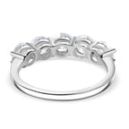 Today Only Deal - Luxuriant 9K White Gold (SI/GH) Lab Grown Diamond 5 Stone Ring 1.00 Ct._8350048_4
