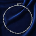 DESIGNER INSPIRED - INDUSTRIAL Necklace In silver tone (Size - 22 + 2 Inch Ext)_8350642_2